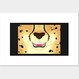 Cheetah Face Posters and Art